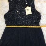 ASOS Maya Bridesmaid sleeveless midaxi tulle dress in Navy Blue size 12 Photo 8