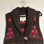 Abercrombie & Fitch Vintage Y2K Fair Isle Chunky Knit Wool Blend Sweater Vest Photo 1