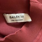 Bailey 44 Large Pink Bewitched Cutout Ruffle Rib Knit Bodycon Mock Sheath Dress Photo 7