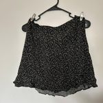 Forever 21 Black Floral Skirt  Photo 0