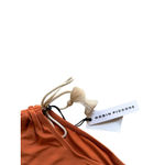 Robin Piccone women's Abi burnt orange ecru bikini bottoms size Small NEW $98 Photo 3