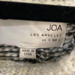 J.O.A. Cream & Black Knit Sweater Photo 2
