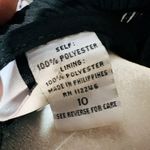 Sami & Jo  wave design collar black dress sleeveless stretchy waist belt tie NWT Photo 4