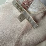 Maje  Cream Lace and Silk Cami Top Photo 6