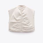 ZARA Satin cropped vest Photo 1
