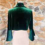 Huhot Velvet Dark Hunter Green 3/4 Bell
Sleeve Shrug Size L Photo 11