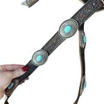 Ariat  NEW Silver and Turquoise Concho Belt Photo 7