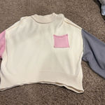 POL  Knit Color Block Sweater Photo 0