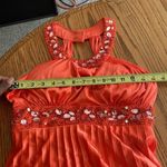 My Michelle Women’s Open Back Beaded Prom Maxi Dress Sz 2 Princess Goddess Rhinestone Glam Photo 12