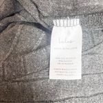 Lulus Lulu’s Dark Gray Ribbed Long Sleeve V-Neck Crop Top Size Medium Photo 5
