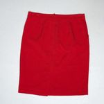 Trina Turk  Red Pencil Skirt with Pockets Photo 3