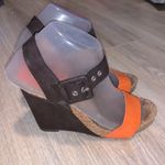 BCBGeneration  Brandee brown orange wedges Photo 0
