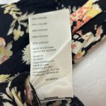 Free People Black Hilary Floral Printed Top NWT Size Medium Photo 5