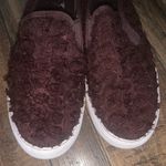 Tory Burch Floral NEW Flower Rosette Slip On Sneaker - Dark Red Brown 6 fall Photo 5