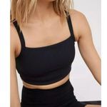 Aerie  Black Ribbed Offline Sports Bra Small Photo 0