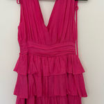 Pink ruffle romper/mini dress Photo 0