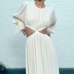 ZARA  Maxi Cream white Dress Photo 0