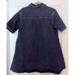 Anthropologie Pilcro Denim Mini Dress PM Westley Regenerative Cotton Heavy Boho Photo 3