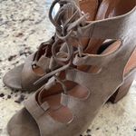 Steve Madden Lace up heeled open toe booties Photo 4