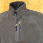 Vineyard Vines women’s XL navy blue grey full zip up fleece Photo 4