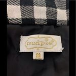 Mud Pie Brodie Vest Black and White Check Gingham Photo 8