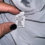 Ramy Brook Paris Sleeveless High Neck Mini Dress in Silver SMALL Photo 4