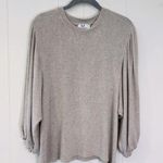 Magaschoni  Oatmeal Balloon Sleeves Sweater M Photo 0