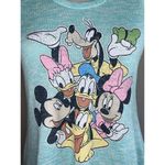 Disney Mickey Gang Characters Racerback Tank Top Light Weight XSmall AquaMarine Photo 2