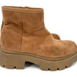 No Boundaries  Brown Suede Ankle Boots Photo 0