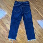 Topshop Dark Wash High Waisted Cropped Denim Jeans Size W25 Photo 3