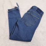 AMO Tie Ankle Jeans Medium Vintage Blue Denim Size 27 Photo 1