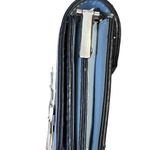 OKPTA Leather Silver Flower Accents Shoulder Strap Purse Modern Boho Feminine Blue Photo 2