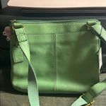 Fossil  Winter Green Leather Crossbody Bag Photo 3
