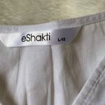 Eshakti  White Embroidered Belt Dress Photo 3