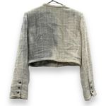 RTR Great Jones Cream Tweed Button Front Tweed Cropped Jacket Sz 10 Photo 3