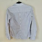 Frank & Eileen Navy Striped Casual Shirt Small Blue White Photo 1