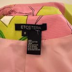 Etcetera  Canvas Cotton Floral Print‎ Blazer Size 8 Dopamine 80s Office Vintage Photo 11
