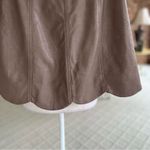 HYFVE Skirt Faux Leather Scalloped Hem Mini Preppy Trendy Work Party Vegan S Photo 6