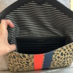 Stella & Dot  Leopard Print Clutch with Stripes Photo 2