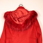 Jessica London NWOT  Outwear Red Trenchcoat Size 12W Photo 9