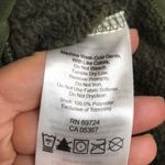 Columbia Women’s Chevron Olive Green Knit Fleece Lined Zip-Up Jacket Photo 9