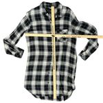 Rails  Black White Plaid Button Down Long Sleeve Bianca Soft Shirt Dress size M Photo 3