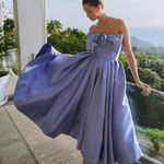 Anthropologie Hutch  Siriana Strapless Bow Dress 6 Photo 0