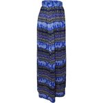 Francesca's Collections Miami royal blue elephant maxi skirt size medium Photo 1
