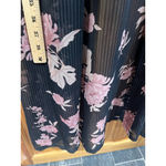 Vintage California Dynasty 2 Piece Floral Feminine Slip and Robe Set Size Small Black Photo 9