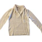 J.Crew Sweater Woman Size M Ivory Long Sleeve Acrylic/Nylon/Wool/Mohair Photo 0