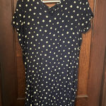 Madewell Button Back Easy Dress In Daisy Dots Size L Photo 0