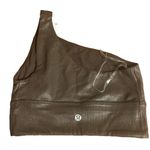 Lululemon Align Asymmetrical Ribbed Bra Light Support Cup A/B Shine Size 2 Photo 1