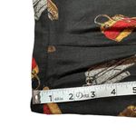 Vintage 90s Black Funky Wacky Weird Fashion MIDI Skirt Animal Print size 4 Photo 4