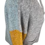 Hem & Thread  Colorblock Grandpa Long Sleeve Button Front Sweater Cardigan Small Photo 1